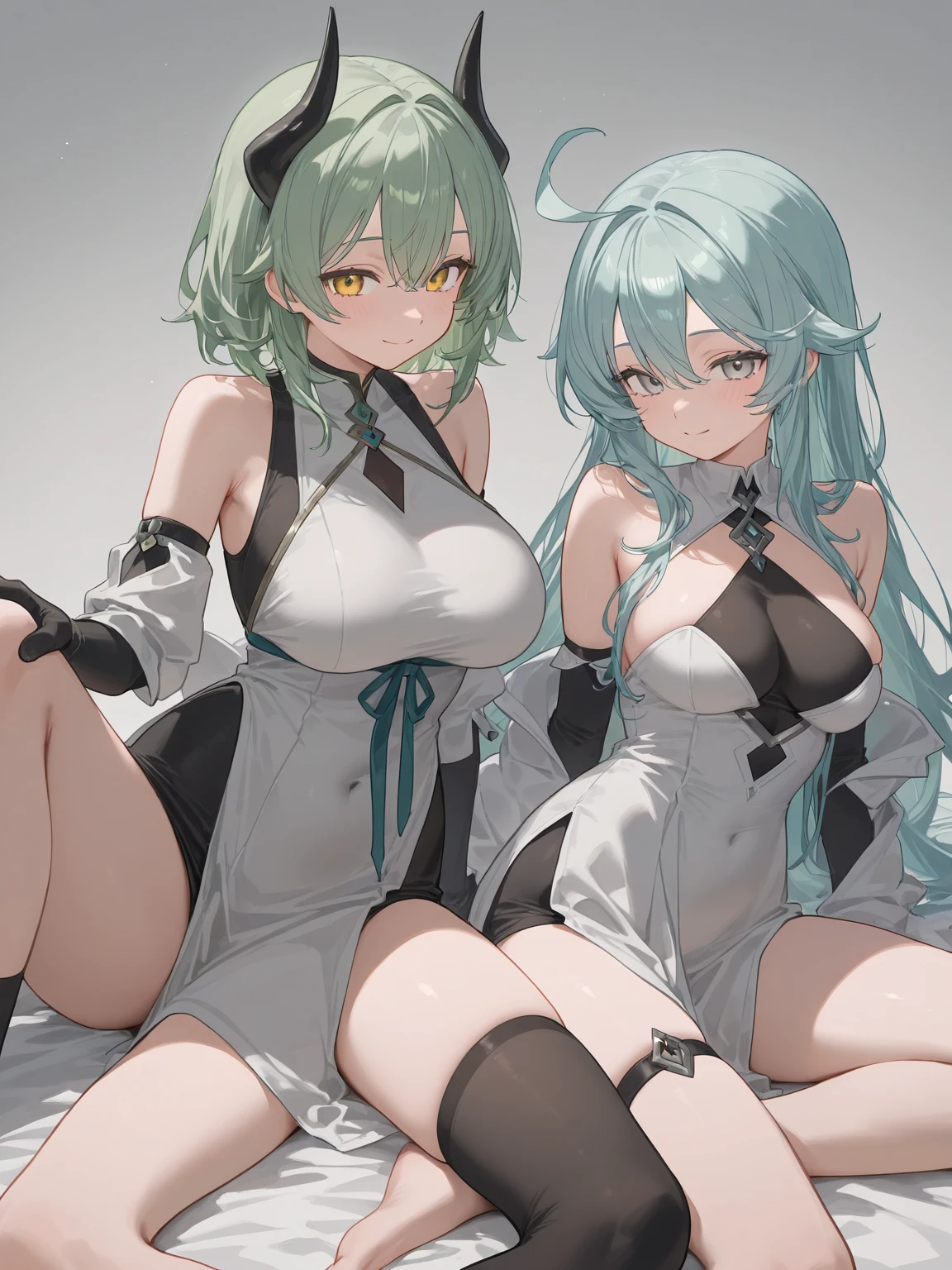 ((Full naked nude)), ((divine painter)), beautiful short black hair、A young woman with beautiful green eyes、nameteeth「Jade」,My best friend's beautiful blue hair、A young woman with beautiful yellow eyes、nameteeth「rule」, ((highest quality)), ((masterpiece)), ((in detail)) ((perfect female body)), (Bewitching), (Thick white juice overflowing from the female genitals), (beautiful), (naked), ((「rule」In the room where I live「Jade」I was embarrassed because I was seen masturbating.「Jade」and「rule」・There is a past where we were not able to honestly express our feelings to each other.)), ((now、A dream come true in your room at home「rule」sucking on the female genitals of「rule」body fluids and「Jade」It is thick with white juice secreted from the female genitals of「Jade」)), (「Jade」Height: 158cm、Chest measurement 95cm、Waist circumference 40cm、Hip 78cm), (「rule」Height: 168cm、Chest measurement 105cm、Waist circumference 40cm、Ideal model body with 88cm hips), (「Jade」teeth「rule」When I look at you, my thick white juice is overflowing, but you know that.「rule」only), ((「Jade」Close-up of genitals leaking juice)), (「Jade」The thick white juice overflowing from her genitals smells sweet and delicious.), ((The penis and clitoris become plump and swollen.、I can see that you have matured.)), ((licking each other)), (Two young women licking each other's vaginas)), ((2 people and also Bewitching)), ((Love juice from two women's genitals scattering)), ((I love licking my vagina「Jade」)),((I love the way white juice overflows from my vagina.「rule」), ((A thick white liquid「rule」hanging between the thighs of)), (「Jade」Her vagina is also overflowing with thick white juice that won't stop flowing.), ((ultra precision)), (delicate), ((「Jade」and「rule」The body fluids of teeth are useful as a recovery medicine and)),