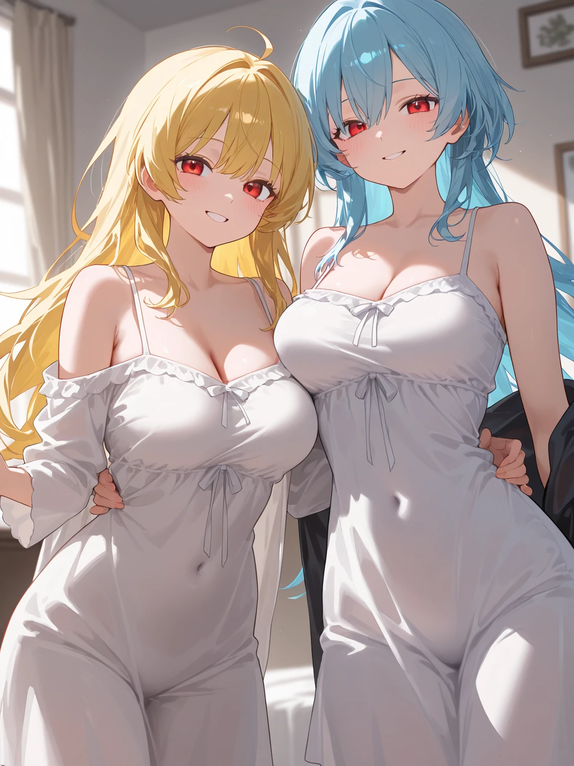 Ultimate Douluo Lan Xuanyu sexy evening dress，Lace hollow transparent camisole underwear，dark，Nervous fun，sit，Lan Xuanyu women&#39;s clothing golden dragon princess，萝莉dark晚礼服高跟鞋，Sexy lace front split legs，Anime Girl，Ultimate Douluo Golden Dragon Princess，Blushing，Sexy Splits