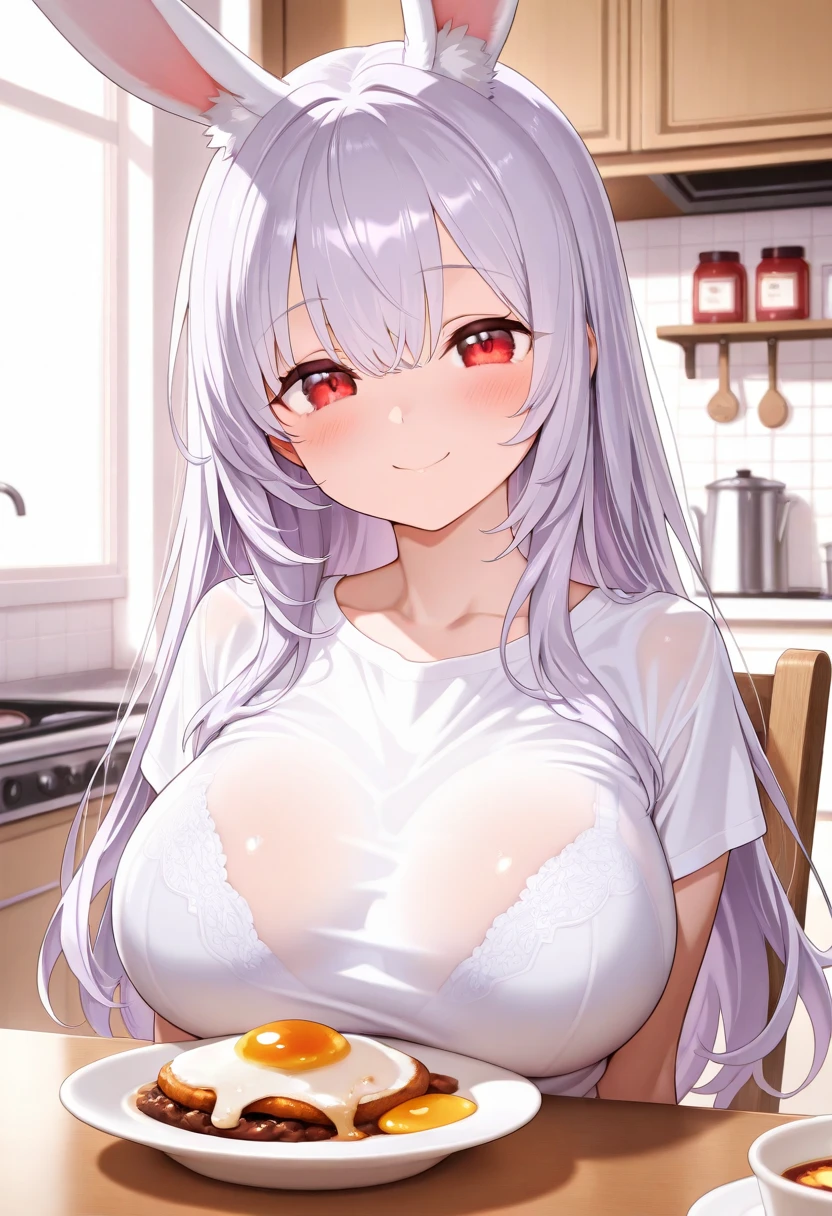 gran calidad ++ Extremely detailed high resolusionolution, very aesthetic, ojos expresivos, (((Cara perfecta))), (((face symmetrical))), ((good anatomy)), (((manos perfectas))), (((8k))), UHD, Fondo de pantalla HD, (((alta calidra detallada, (((((1girl)))))), solamente, Obra maestra, La mejor calidad, high resolusion, Altamente detallado, (illustration), hermosos ojos detallados, ((((cuerpo completo))), ((((irisviel von einzbern)))), (((fusion))), (((agglutination))), Combination, (((hembra madura))), (((Girl with characteristics of Shirou Emiya and irisviel von einzbern))), (((hombros estrechos))), (((cintura estrecha))), (((Red hair:1.5))), Cabello largo, ((((brown eyes1.5))), (((red shirt))), (((dress shirt))), (((((smile))))), (((enorme))), (((home))), (((kitchen))), (((preparing food))), (((gigantic breasts))), (((mature female))), Obra maestra, mejor calidad, ((Obra maestra)), ((mejor calidra descarrilado)), Parte superior del cuerpo, (((agglutination))), Pose con las manos en las caderaira la cara de la persona))), (((mirada cara a cara))),