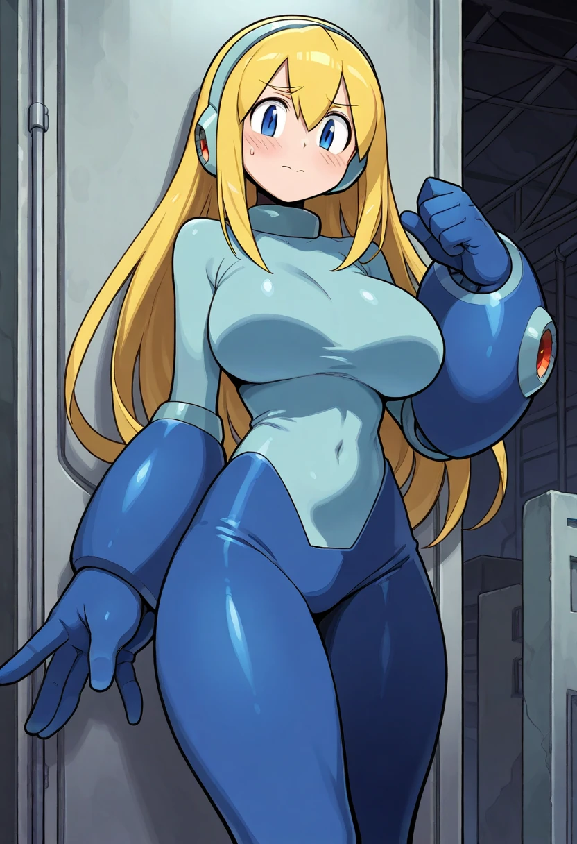 (high quality,Very detailed:1.37, High resolution), Woman, (mature:2.0), Samus Aran, Zero Suit, large breasts, (wetting herself:1.5), standing, (arms crossed:1.5), (embarrassed:1.5), (humiliation:1.5), (constricted pupils:1.5), (sweating:1.5), shaking, (trembling:1.5), (blushing:1.5), Meticulous details, (extremely detailed eys:1.37), space station, interior, science fiction, futuristic