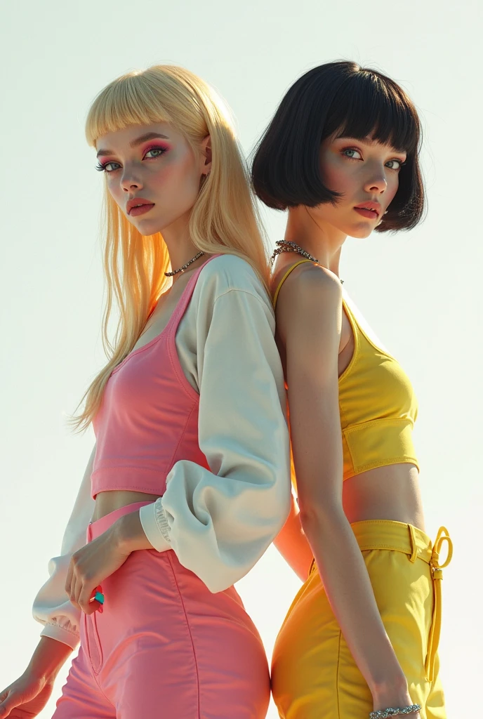 a 16 y.o. trashy girl, ginger girl very pale skin full of freckles, pink, blue, yelow... top and mini skirt,very thin, very very large puffy ears, big long nose,flat stomach, recording a in an abandoned airport full of abandoned airplanes, dynamic poses,