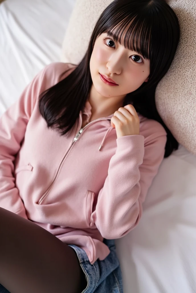 Baby Face Junior High School Student Completely naked Pussy