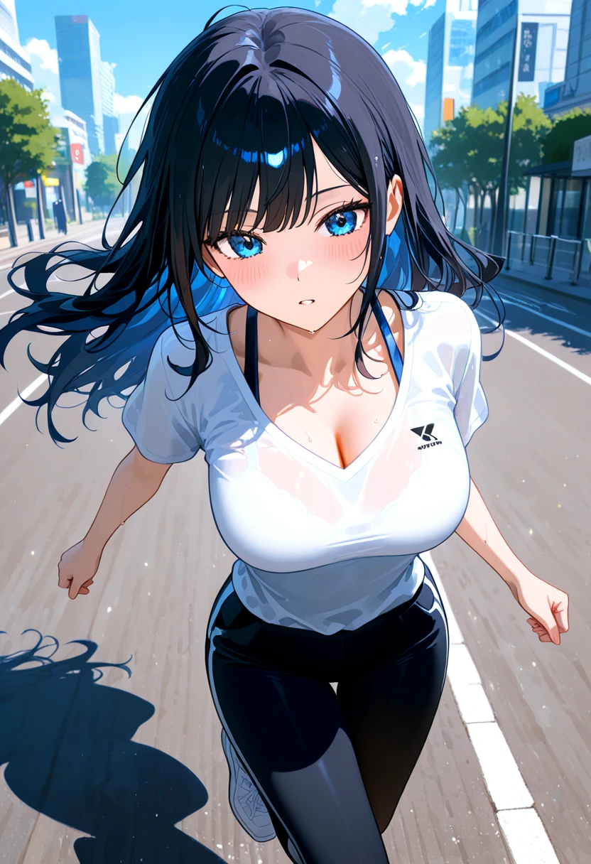 cute,Japanese .Anime girl running on the road, Smooth anime CG art, Anime Style. 8k, chic, Amazing anime 8k, Anime girl running, Realistic Anime 3D Style, Anime Style 4 k, Best anime 4k konachan wallpaper, 4K Manga Wallpapers, Anime Moe Art Style, [ 4k digital art ]!!