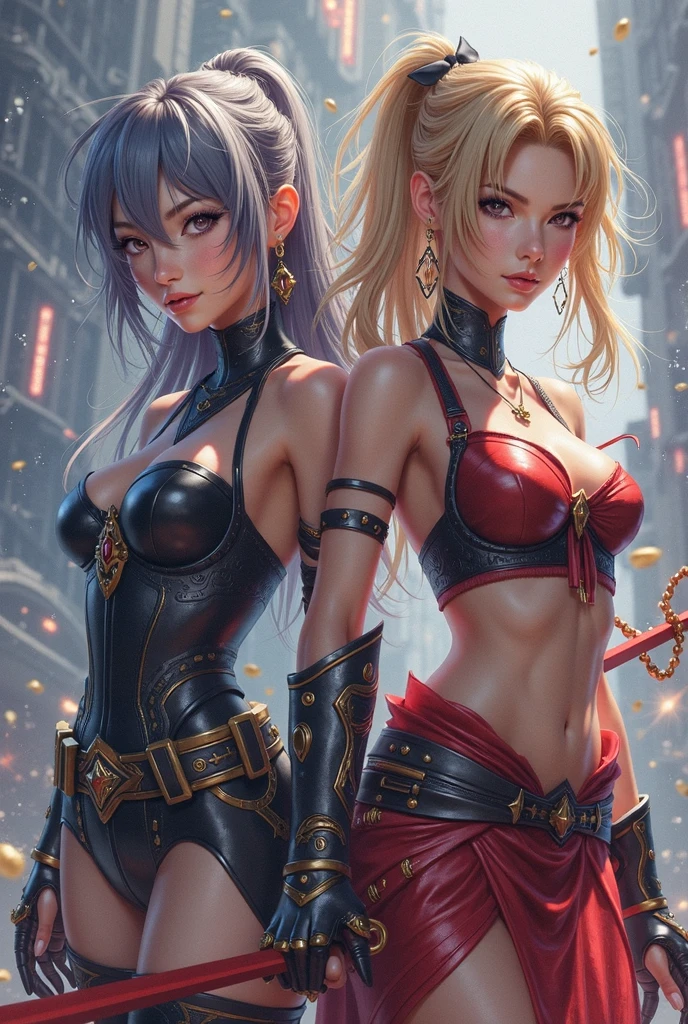 (Highest quality,4K,High resolution,masterpiece:1.2), (Ultra-detailed), (Slender beauty)(Age 27)(Holding a sword:1.3) (Dynamic Art), (looking at the camera) (Dragon Ball Z setting), (The whole body is visible)(Vision:1.8), (Realist,photoRealist,photo-Realist:1.37), (High resolution,High resolution), (Portraiture), (Vibrant colors), (Long legs), (A noticeably elongated face), (Wide range) (Hermosos Fine grain), (Beautifully detailed lips), (Highly detailed eyes and face), , Bright eyes Dynamic angles and postures, Sweatびっしょり, Sweat,  (Long eyelashes), (Sharp focus), (Physically Based Rendering), (8 heads,Beautiful female warrior), (Mature Woman) (Leg spread), (intense), (expression of intense desire), (Motion Blur), (elegant), (Slim figure:1.3), (Inspired by anime), (Bright light), (Cinema Lighting), (Contrasting colors), (Mysterious atmosphere), (Action-packed scenes), (Unique Look), (impressive), (Reveal costumes), (Exciting), (Expressive), (Interesting atmosphere), (monster:1.4) ((Highest quality)),((Very detailed)),masterpiece,Absurd,Detailed face,Beautiful Face,(Fine grain, Deep Eyes),((Dynamic pose)), (((Long white hair,Adult beauty,Inspired by Akira Toriyama))),(((Bikini Armor))),grassland,monsterと戦闘中Distant view	Vision
Wide shot	広角
Long shot