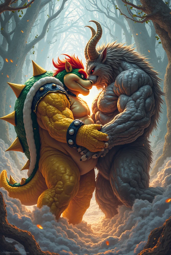modelshoot style, (extremely detailed 8k wallpaper), Intricate, High Detail, dramatic, Bowser, nsfw, lying on the ground, sleeping <lora:Bowser-nsfw-trimmed:1>