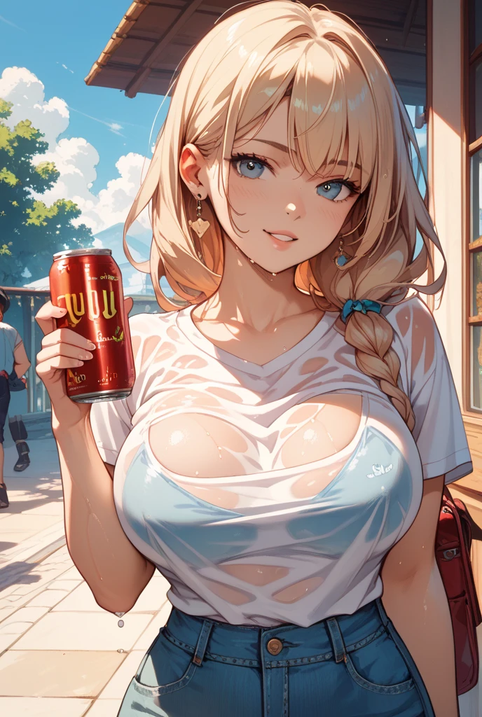 (8K, 超A high resolution, masterpiece of best quality, professional-grade detailed wallpaper, Ultimate very detailed everything, anime image, Game CG), Perfect human body、A detailed face、A detailed eye、 (inely detailed beautiful eyes, heart shape eyes, large boob, cleavage, Gigantic , Very perfect anatomy body parts, Very perfect , White skin), (Spoken Heart)、(((Mole under the eyes、Sweat、Oil,gleaming skin、realistic skin textures、Detailed beautiful skin、Shiny skin、shiny white skin))),
Break Girl, (:1.3), Ultra detailed eyes, Beautiful lips:0.8), Full body diagram、reflecting light、bokeh shading background、randome pose、Smiling sadly while tipping a beer jack in a lively pub、Red face、Drunk、POV、white shirt、OL Clothes、officeworker、Female Boss、