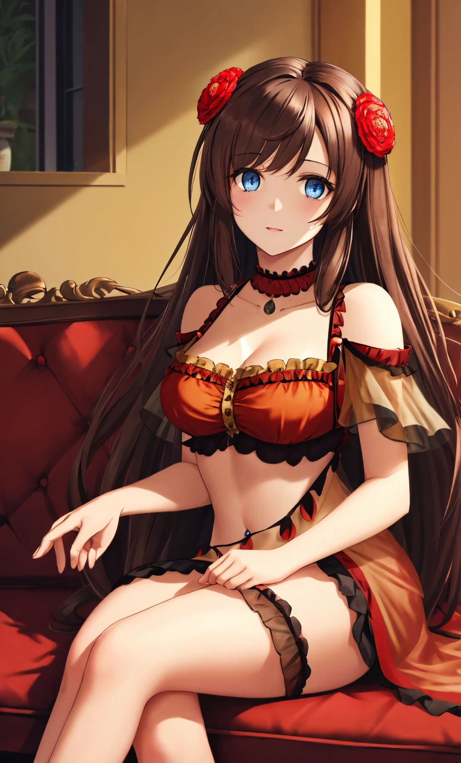 libido , Clothing erotica , Seduce , (Show secretly:1.3) , Pleasure , Angels' Afternoon , Itching in the groin