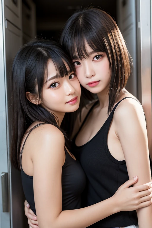 best quality, ultra high res, 2girls,(outdoor:1.6)
AND (RAW photo:1.2),best quality, ultra high res, solo focus, bangs, skin tight, (shiny skin), (slender girl), <lora:VirtualGirl-Rin:0.2>, VirtualGirl-Rin, happy, smile, small breasts, bangs, bob hair, short hair, brown hair, brown eyes, black choker, girl, white Nightgown
AND (RAW photo:1.2),best quality, ultra high res, solo focus, bangs, skin tight, (shiny skin), (slender girl), <lora:VirtualGirl-Aim:0.5>, VirtualGirl-Aim, cute, smile, medium breasts, bangs, straight hair, long hair, black hair, black eyes, crystal pendant, girl, black Nightgown