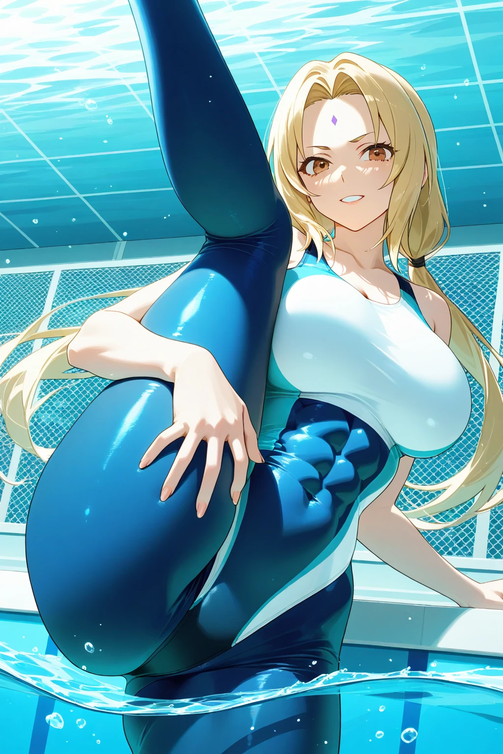 (masterpiece, best quality:1.2), 1girl, 独奏,standing_split,
Know Artoria,no panty,Completely naked、Big Breasts、phSaber、Chignon Hair、The original picture、Illustration by Takashi Takeuchi