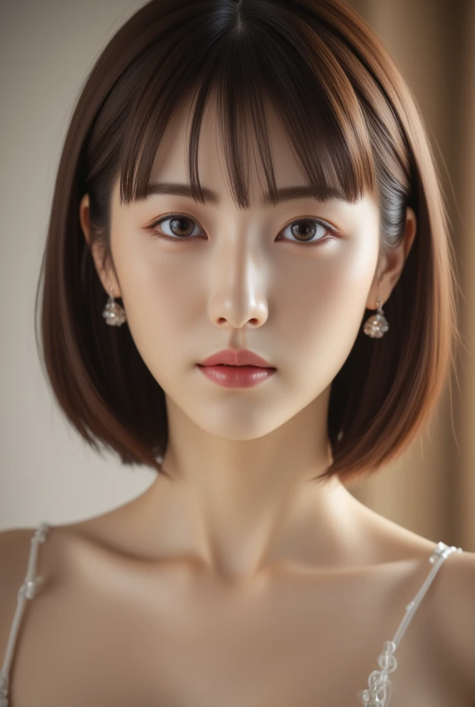 ((Hands on hips:1.3))、((Depiction of thighs from the face:1.4))、Natural Shading、((Thin pubic hair))、Kpop Idol)Calm and goddess-like happiness、(fullnude:1.5)、(((tits out、teats)))、(((Between the groin,crack)))、Look at the viewer with your whole body、((small tits:1.5))、Natural Shading、((Thin pubic hair))、Kpop Idol)Calm and goddess-like happiness、(((tits out、teats)))、(((Between the groin,crack)))、Look at the viewer with your whole body、((small tits:1.5))、Natural Shading、((Thin pubic hair))、Kpop Idol)Calm and goddess-like happiness、(((tits out、teats)))、(((Between the groin,crack)))、Look at the viewer with your whole body、((small tits:1.5))、Natural Shading、((Thin pubic hair))、Kpop Idol)Calm and goddess-like happiness、(((tits out、teats)))、(((Between the groin,crack)))、Look at the viewer with your whole body、((((Beautiful bob cut chestnut hair))))、((Japan woman with chestnut hair)))、(Short bob cut chestnut hair:1.5)、masterpiece, top-quality, 8K, absurderes, (The upper part of the body:1.4), beautiful a girl, Clean face, looking at the viewers, A smile, A hyper-realistic, hight resolution, a picture, film grains, chromatic abberation, foco nítido, nffsw, face lights, Dynamic lighting, 电影灯光, Professional Shadows, simple background, (Dull gray background:1.4), highestdetailed, ighly detailed, ultra-detailliert, finely detail, authentic skin, delicated facial features, detailed faces and eyes, Sharp pupils、Realistic pupils、(Korean、japanse、Chinese:0.4)