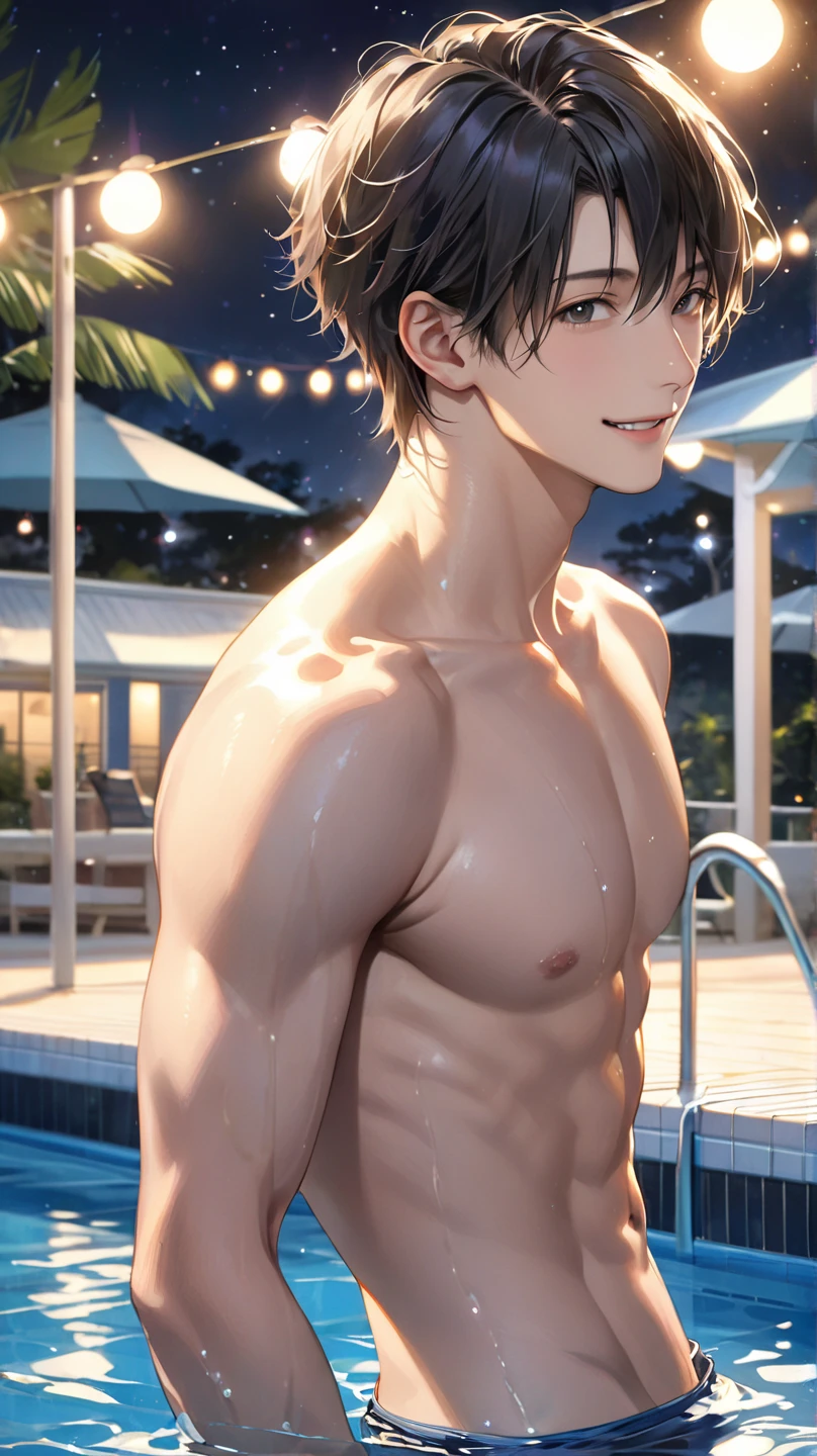 Masterpiece,ultra hd, artistic,realistic, 4boys, (multiple_boys,) huge penis,flaccid_penis:1.2,penis, ,full body, handsome ,student ,skin of water, (male only), transparent skin, ((transparent body)), cute, boyish, cute face,young,vibrant colors, (water element) foreskin, extra foreskin, (skin of water)