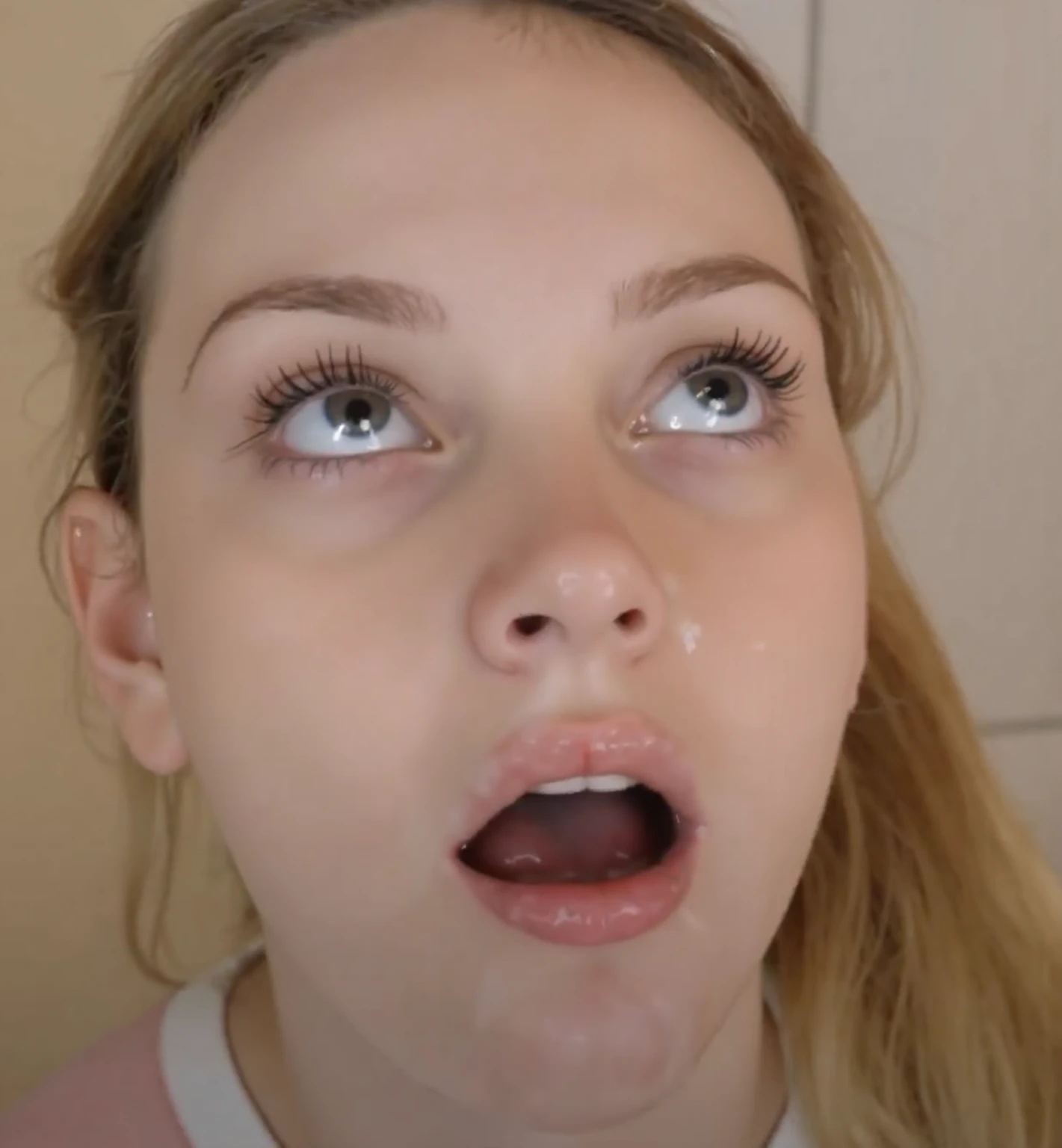 high quality, detailed,a girl with white water drops on her face.bathe in white water,lots of white water droplets.(at night:2.0),green eyes.she is 13 years old japanese bitch gal,prostitute,she has a mole under her eye,(smallest breasts),(she has Stethoscope),(wearing long sleeve white doctor uniform,very very wet thin fabric shirt,),((blunt bangs,blonde bob hair,very wet hair and wet face,shiny face)),slender,face up,nipples,temptation,((wearing glasses:1.2))
(((selfish:1.2,fisheye lens,angle from below:1.2)))
((in the car:1.3))(car sex:1.2)
(((she opens her mouth very very wide and closes her eyes:1.3,tounge out:1.3)she looks very very painful and her cheeks are very red))