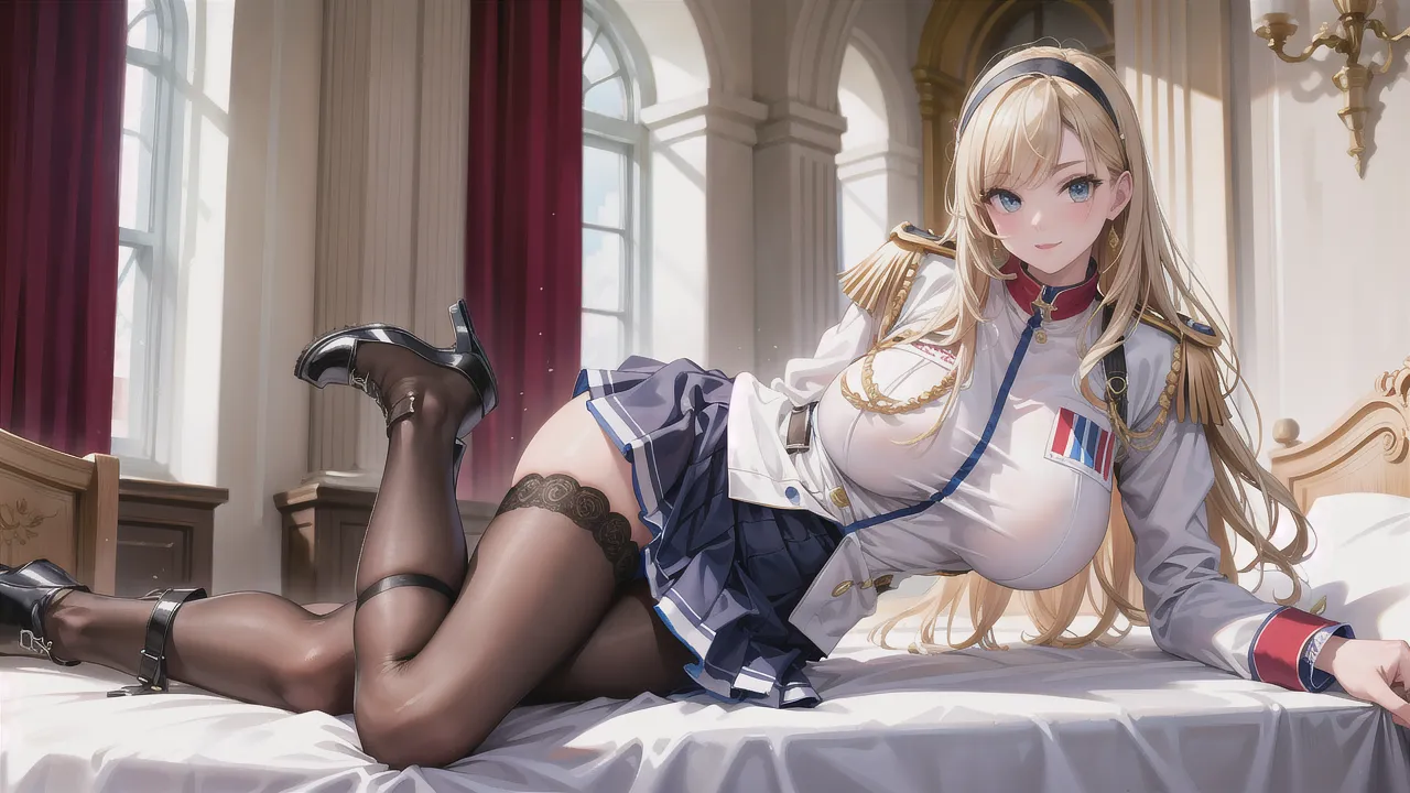high quality, masterpiece , wallpaper, One beautiful girl, Highly detailed eyes and face, Beautiful attention to detail, Blue Eyes , Beautiful blonde hair , deep night, 20-year-old , Large Breasts、Nipples , Hairstyle Long , Mole on cheek , Ahegao , Ecstasy face , Masturbation, Climax , Sticking out tongue , Drooling from the mouth , Kantai Collection Atago , sweating , Costume Black Office Lady , show off my crack , no bra no pants , Expression of sigh , lick , face dripping , right hand between legs , full body , open legs ,make love , grab wet , heart-shaped pupils , oil skin, tears