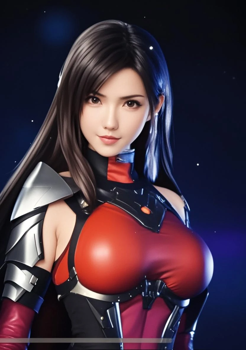 A close-up head and chest portrait of a pretty and cute girl, topless, nude, vulgar tight breast, ripe tits, wearing lady deadpool costume with mask, cute appearance. The highly detailed digital rendering captures every aspect of her beauty, from her delicate features to the intricate.