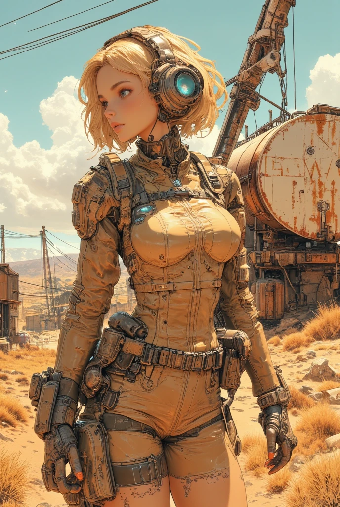 (postapocalypse:1.27), Jennifer Lawrence, nurse's outfit showing cleavage, dystopian, intricate, futuristic, artstation, concept art, smooth, sharp focus, illustration, art by (artgerm and greg rutkowski:1.43) and alphonse mucha