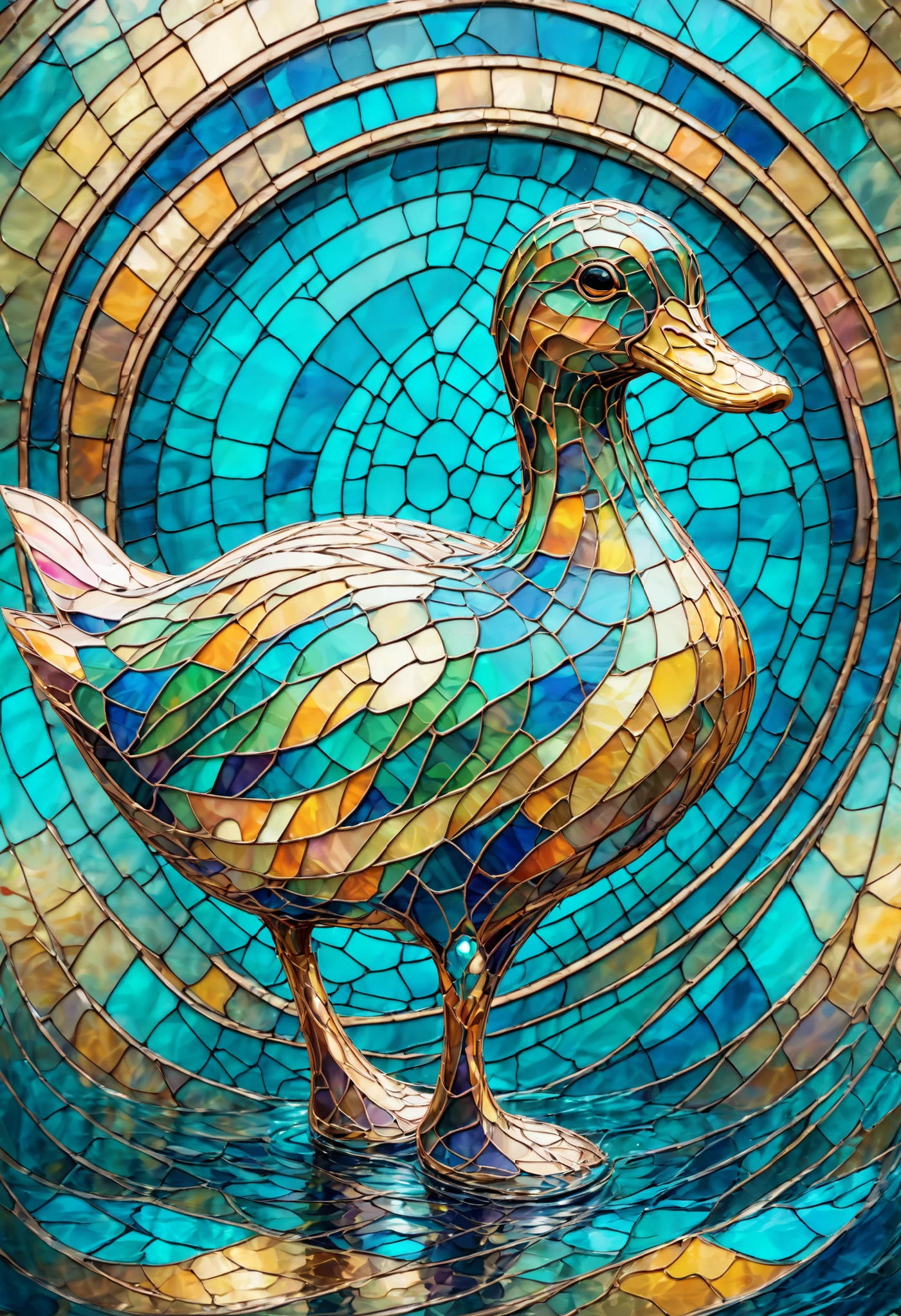 Duck parent and child　Camo