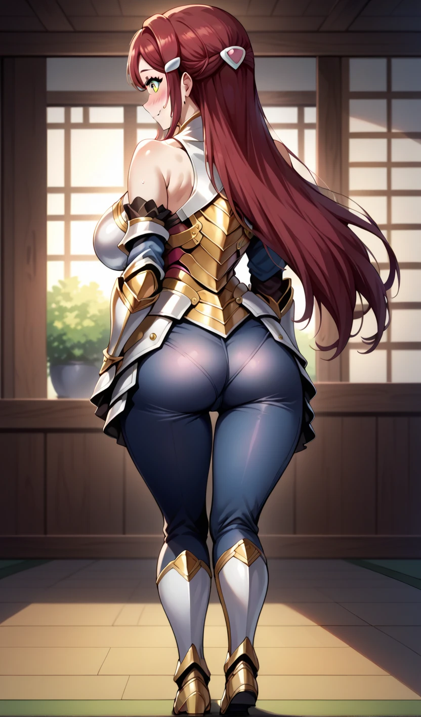 Evelyn_Standard , League of Legends , amber eyes, long hair , huge ass