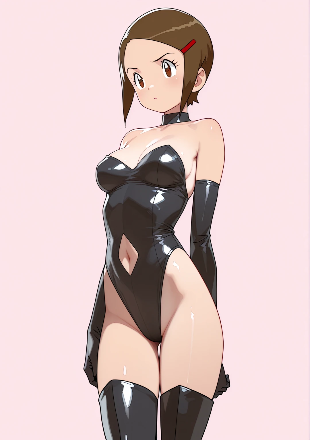 Cambodian female, Cambodian, Khmer, hairy armpits, turtleneck, black hair, fishnets, stockings, garter, pubic hair, blonde eyebrows, green eyes, big butt, thin waist, unshaven, natural, feminine, perky breasts, petite, nude, lascivious, wide hip, small breasts, b cup breast size, dark nipple color, young, submissive, thick labia, wet, horny, nude, naked, legs spread, hairy pussy