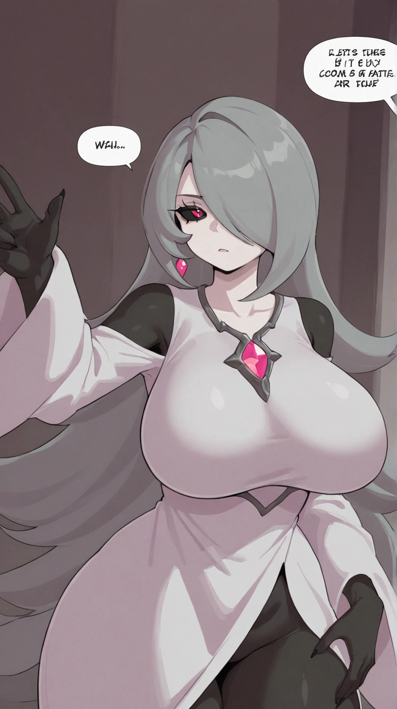ultra realistic 8k cg, masterpiece, ((ultra detailed background,  intricate detail, highly detailed, fine details best quality, hyperdetailed face)), gigantic breasts ,beautiful lighting, absurdres, BoaHancockV2,  1girl, solo, black hair, long hair, jewelry, closed mouth, ), ((black crop top : 1.1), (underboob : 1.4), elbow gloves, thigh boots, split skirt, bare shoulders, curvy, midriff, curvy, thighs, shiny clothes), green eyes, complex detailed background, inside, luxury palace), ((cowboy shot)), curvy, (gigantic breasts: 1.1), seductive smile, cowboy shot,