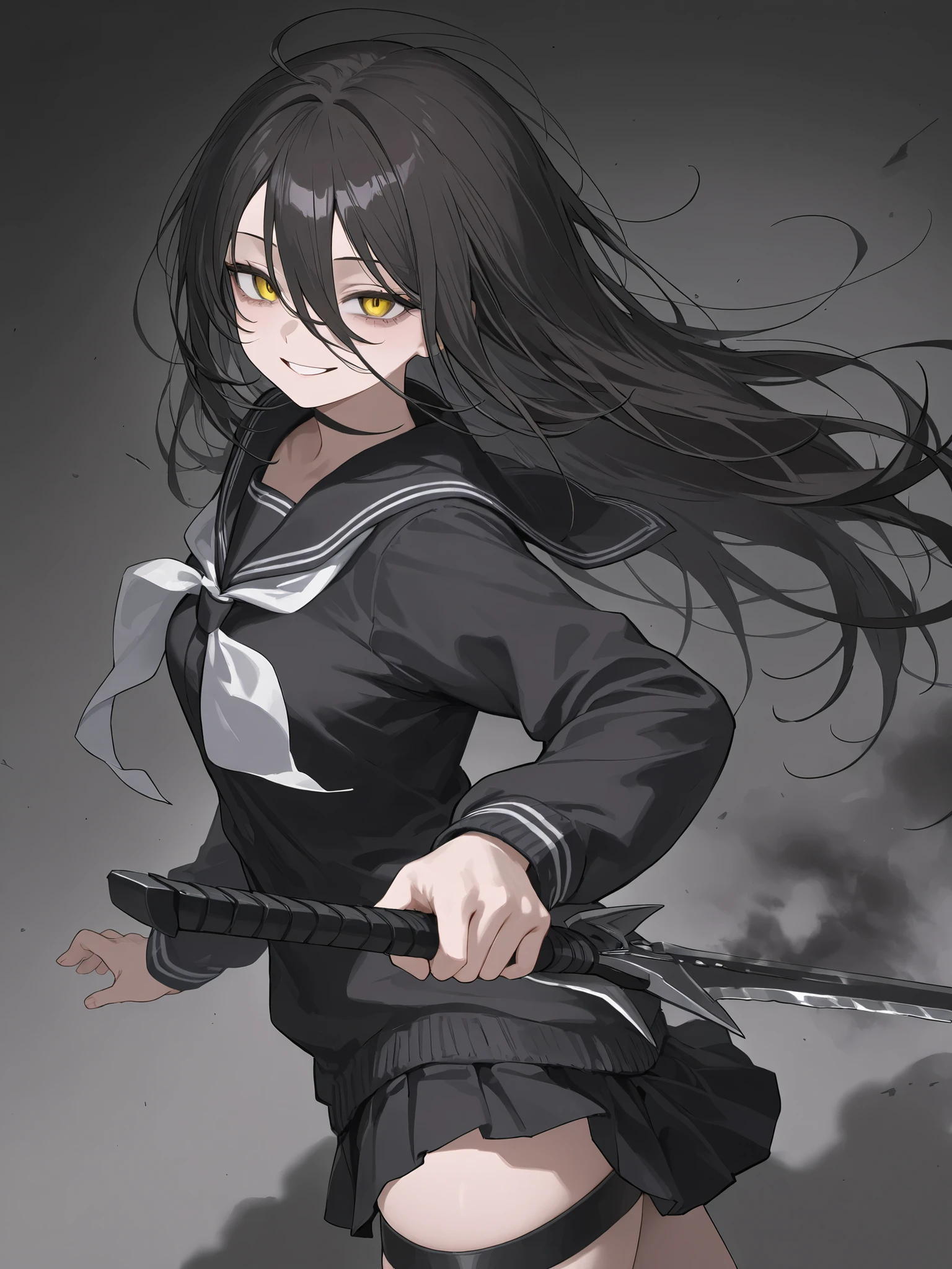 dark vibe、survival knife、bad smile、Toga Himiko、Tōga-chan 、