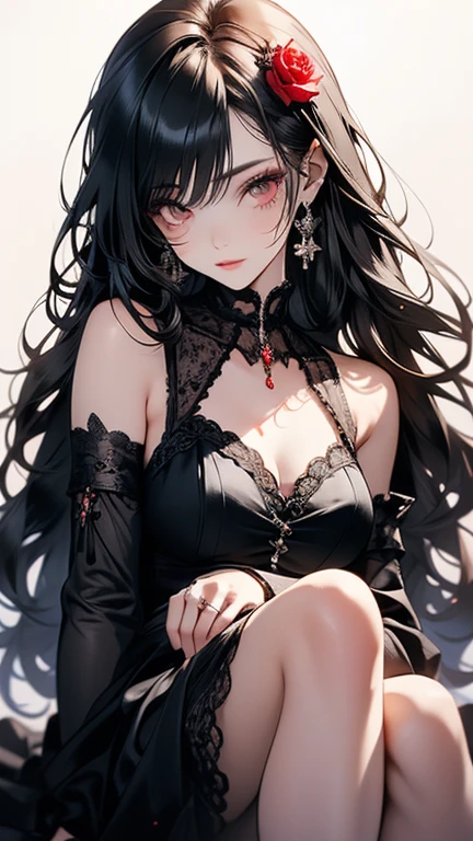 masterpiece, best quality, high-resolution, finely detailed, extremely detailed and beautiful, distinct_image, 1 girl, solo, very sexy, lift skirt, random low back angle, uncensored, nsfw, sin censura, white ruffled blouse, pleated A-line skirt, tanned white skin, oval face, plump cherry pink lips, thin eyebrows, big round eyes, bright purple-black hair with a American Pixie cut hairstyle, narrow waist with small curvy hips, sandals, sapphire coloured eyes, modest breast size, thin body