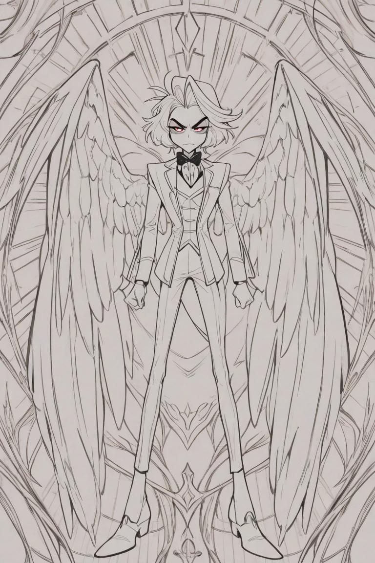 a drawing of a woman in a dress with a bird on her shoulder, beautiful line art, gothic maiden anime girl, anime full body illustration, black and white line art, extremely fine ink lineart, anime woman fullbody art, an elegant gothic princess, highly detailed character design, black and white manga style, black on white line art, detailed anime character art
