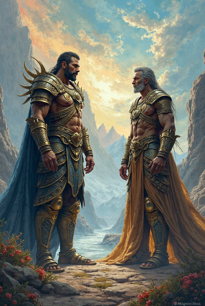 Enlil and enki god realistic