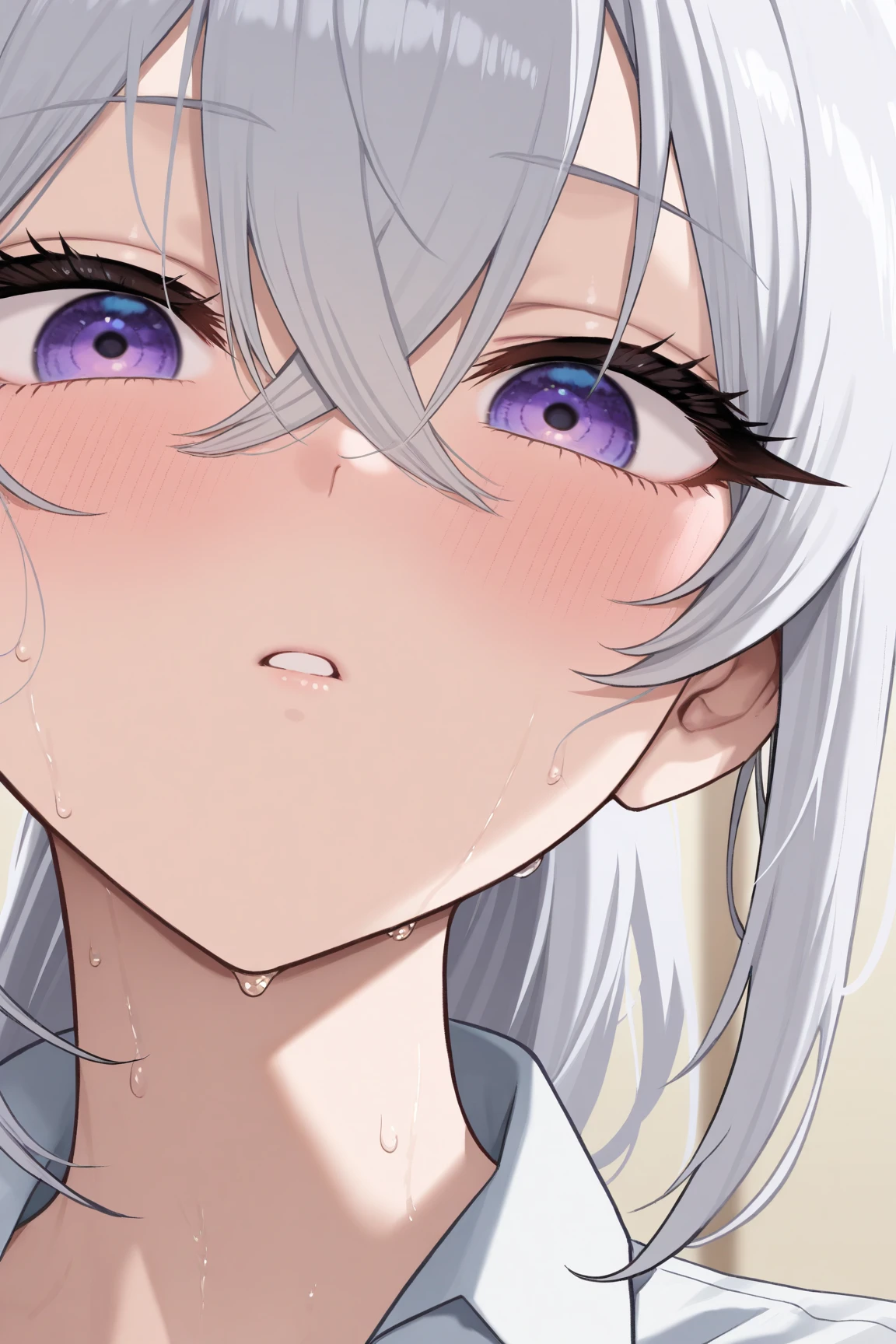 masterpiece、highest quality、girl 1、Super detailed Ahegao、acme face、stick out tongue、Drool、salivate face is close、Facial Close-up