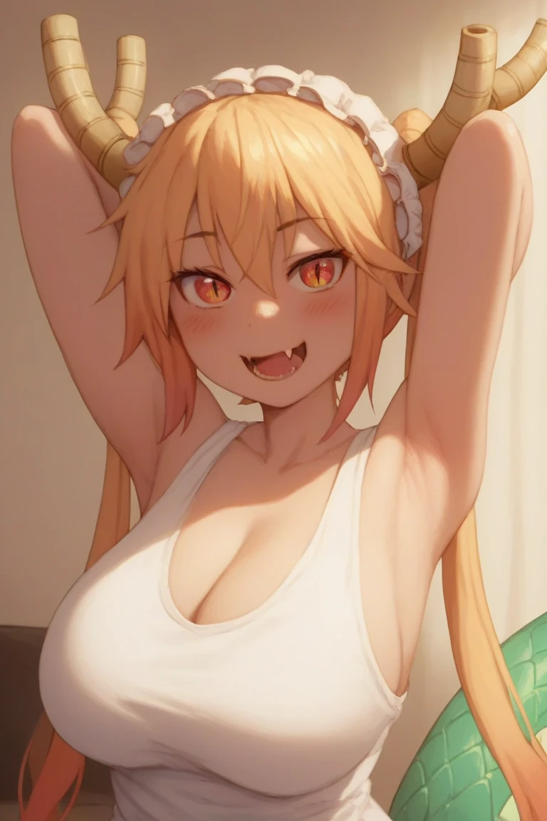 absurdres, highres, ultra detailed, Gabriel tenma , ahegao face Rolling eyes , open mouth tongue out saliva , sexy cat lingerie .sign of peace with the hands. Standing