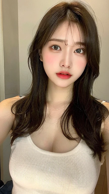 ((best quality, 8k, masterpiece :1.3)), sharp focus :1.2, beautiful woman,Perfect body :1.4, slim abs :1.2, ((dark brown hair, :1.2)), (White button-down long shirt :1.1), city street:1.2, Highly detailed facial and skin textures, delicate eyes, double eyelids(sexy beauty)(No underwear)