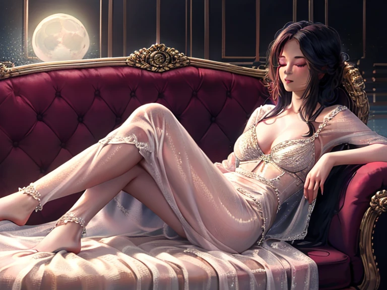 1 garota sexy com roupas da flowersta, flowers, Sheets, mandalas, fractal,, Sleeping Beauty, by Bella🦋 whole body, beautiful girl sleeping, room with mirror, sleeping in bed and sheets, antique clock and lamp on the table, whole body, Bblack hair, clothing transparent,legs spread open, view of pubic hair, 1 garota sexy com roupas flowerstais transparentes,exposed tits, open transparent t-shirt,tatuagens de mandala e flowers, the best quality, Masterpiece artwork, illustration, Very delicate and beautiful, very detailled, CG, unit, 8 k wallpaper, ridiculous, huge filesize, very wide lens, smooth light,Sleeping Beauty, by Bella🦋 whole body, beautiful girl sleeping, whole body, Bblack hair, clothing transparent, slightly-smile,, legs spread open, view of pubic hair, 1 garota sexy com roupas flowerstais transparentes,exposed tits, open transparent t-shirt,tatuagens de mandala e flowers, the best quality,