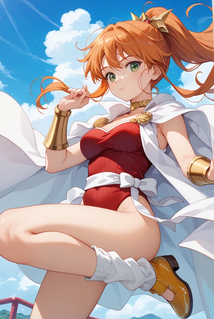 Highest quality, Official Art, masterpiece, Fabric Shading, High resolution, Very detailed, colorful, Best details, Red high leg samba micro costume:1.5, Microwave is fine:1.9 Yuki Mori:1.5, 1 female, Age 25, Brown Hair, Medium Hair,Big Ass:1.9, {{{{{Dancing enthusiastically in a parade:1.9}}}}}, Standing on one leg, A bustling boulevard, sunny, skinny, {{Surrounded by male photographers:1.9}}, She has been photographed by many male photographers..:1.7, There is a snowstorm, Blessed, welcome:1.5, Camel Toe:1.9, Ground level shot