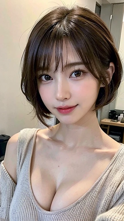 1 young ultra Cute japanese girl,short silver hair,porcelain white skin,slender figure,lacy shirt,sitting in Italian cafe,drinking black tea,beautiful detailed eyes,long eyelashes,charming dropped eyes,lovely smiling lips,extremely detailed face without makeup,(best quality,4k,8k,highres,masterpiece:1.2),ultra-detailed,(realistic,photorealistic,photo-realistic:1.37),HDR,UHD,studio lighting,ultra-fine painting,sharp focus,physically-based rendering,extreme detail description,professional,vivid colors,bokeh,portraits,soft pastel colors,natural lighting,cinematic composition