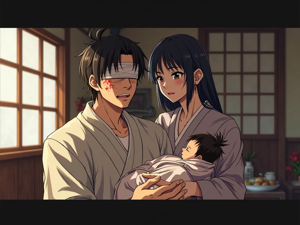 sakura, Sasuke and Sarada baby