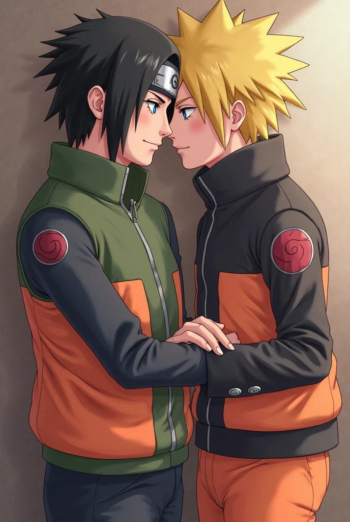 2boys, Naruto Uzumaki, Sasuke Uchiha, 2 boys kiss, anime Naruto
