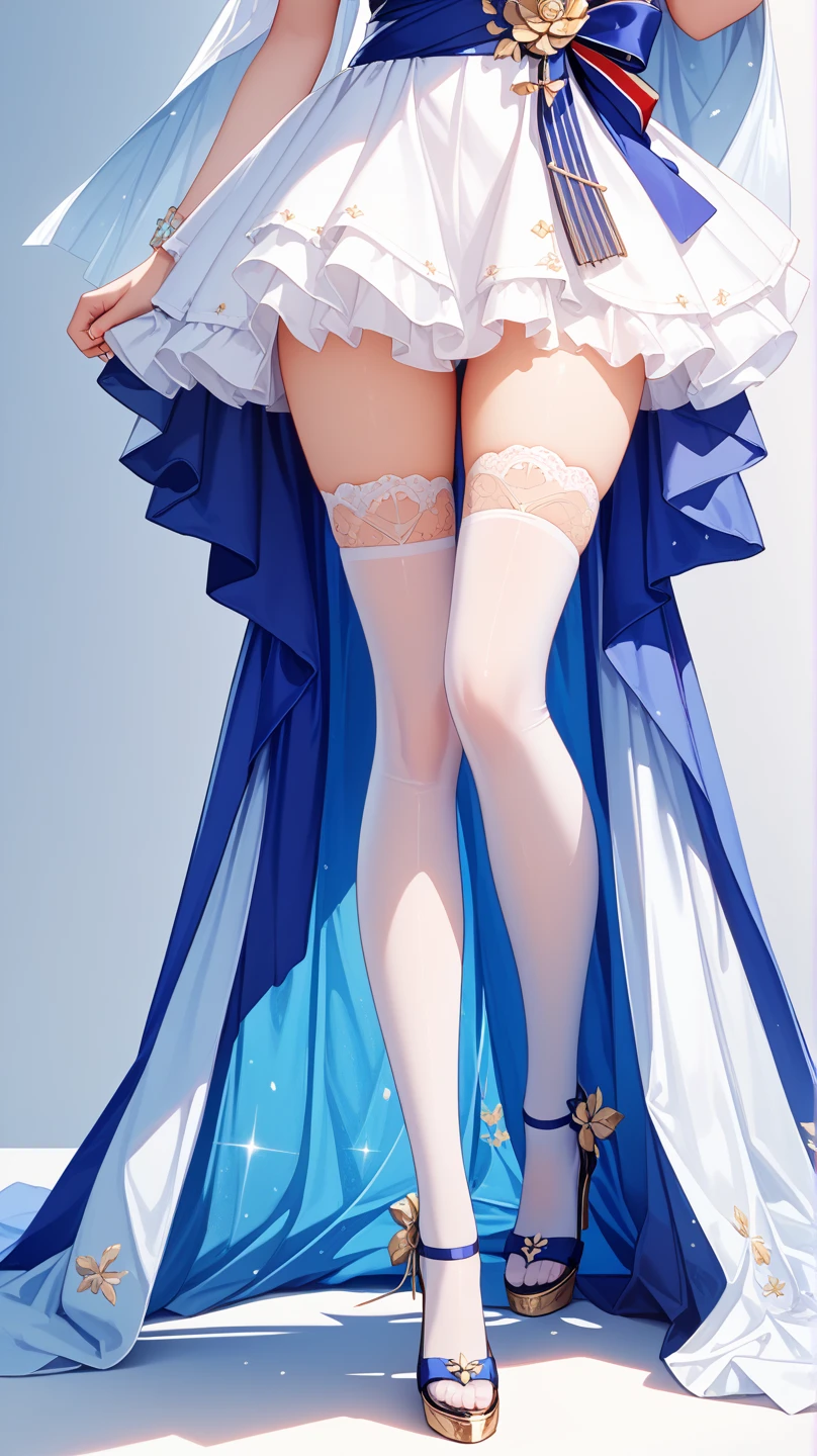 Highest quality、one person's,Full body portrait、、Perfect Five Fingers、Perfect Legs、Perfect Legs、Zeta、Zeta、Perfect、Detailed Description、The finer details、Embarrassed face、Detailed face、mini skirt、blonde、short hair、White panties、White panties、I can see your pants、Rear View、turn around、look back、Skirt flip、Lift up your skirt、Poses that accentuate the buttocks