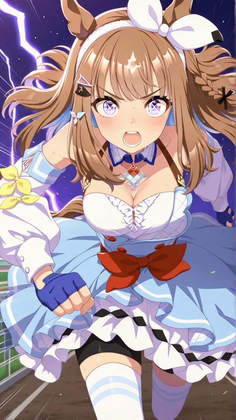 masutepiece, ultra-quality,(bustup),(Dynamic Pose:1.6),(Magical girl in maid outfit 、Discover magic circles scattered on the ground:1.7),(dynamic view:1.6),(magic circles:1.5),(maid clothes)、a miniskirt、((Cat ear headband))、(A sexy)、