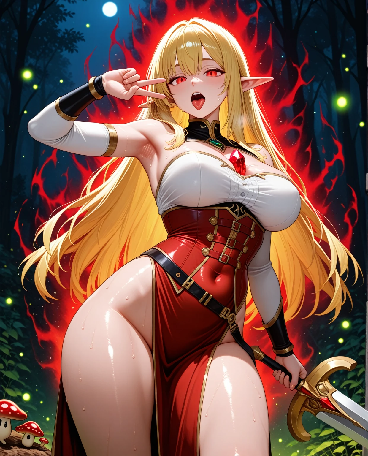 (high quality:1.1), cinemating lighting extremely detailed, (naked , naked breasts, breasts apart, wide hips), high heels, glowing eyes, blue eyes, burning eyes, wet, naked tits, masterpiece, face++, blush, cum, cum inside , standing, stockings, exposed breasts, grab boob, ahegao, choker, sexy, tight clothing, mega tight panties, closer shot, wet