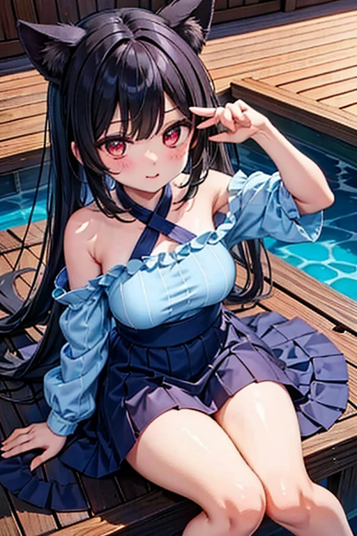 ((masutepiece, Best Quality, hight resolution, Pixel Perfect, 4k)), multiple girls, 2girls, full body visible, ((beautiful eyelashes, Realistic eyes)), ((Detailed Face, Blushing:1.2)), ((Smooth texture:0.75, lifelike texture:0.65, Photorealistic:1.1, Anime in the style of computer graphics)), Dynamic Angle, the perfect body, ((Santa Claus costume, Red knitted hat, red and white off shoulder sweater, red and white flared skirt, Black stockings with garters, shy smile)) BREAK, BREAK furina