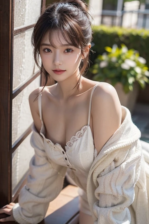 (space_buns_hairstyle:1.3), woman poses for a photo, full breasts, bare thighs, full body shooting, wearing a shoulder-length dress,
Expert, 8k, high resolution, masterpiece, best quality, gray pink hair, gray-pink wavy head, : 1 girl, ((Hasselblad photography)), delicate skin, clear focus, (cinematic lighting), at night, soft lighting, dynamic angles, [:( details:: 1 girl): 0.2 girl], ((sitting on the balcony))),
