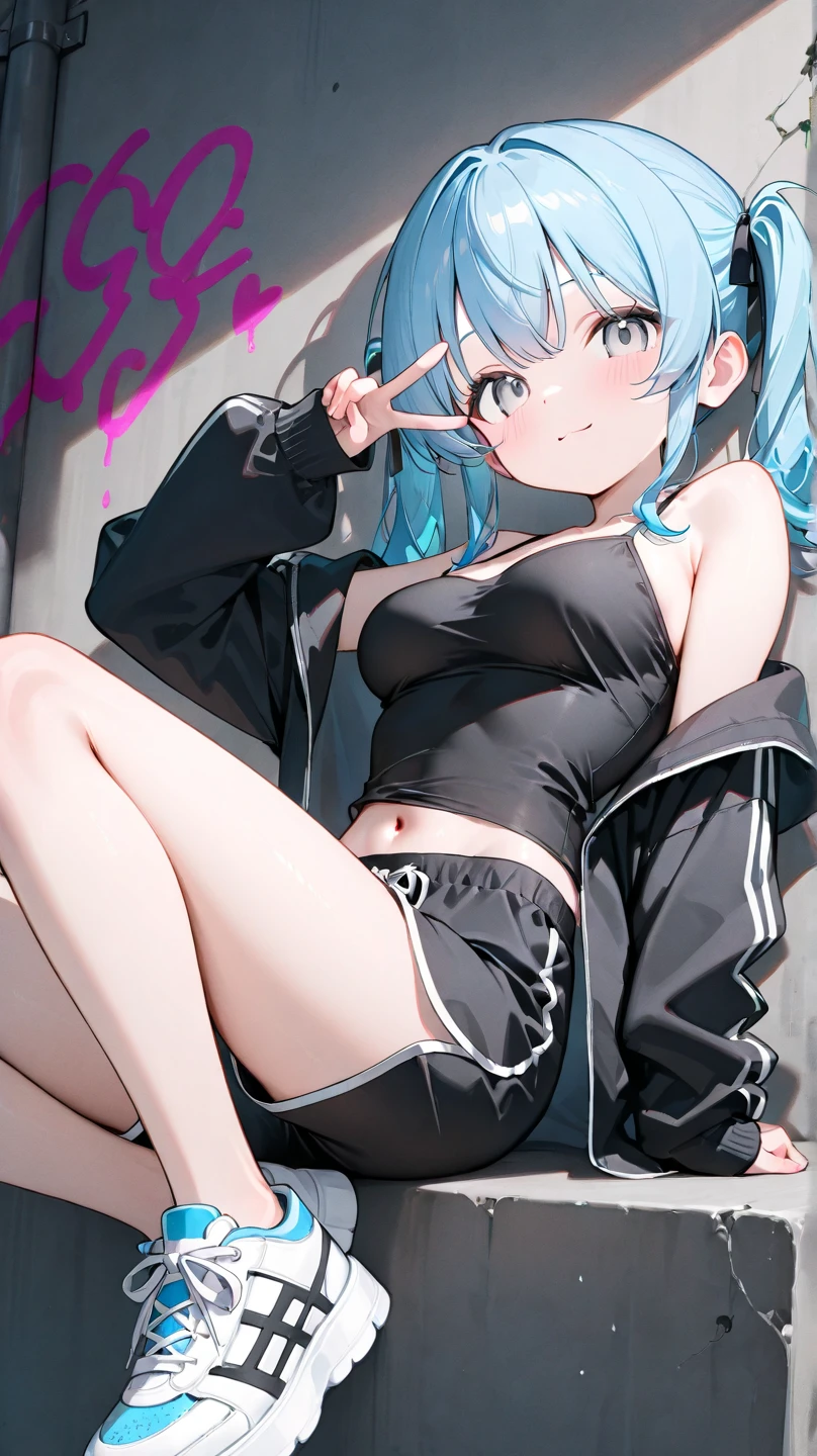 high quality, 最high quality、 Stylish design, (((The cutest girl))), ((Thin legs))、(((最high quality))), High resolution, ((detailed)), ((masterpiece)), ((Super detailed)), 17-year-old girl、((Black Hair,Inner Color)),((Sexual))