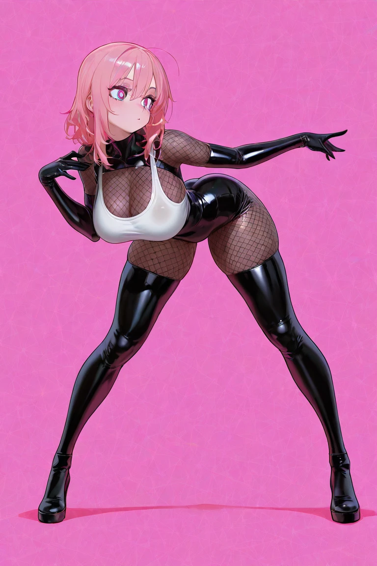 Mad Mew Mew | Hot Undertale wearing a black swimsuit that can't support the size of her breasts the breasts are hanging down due to the size of her breasts