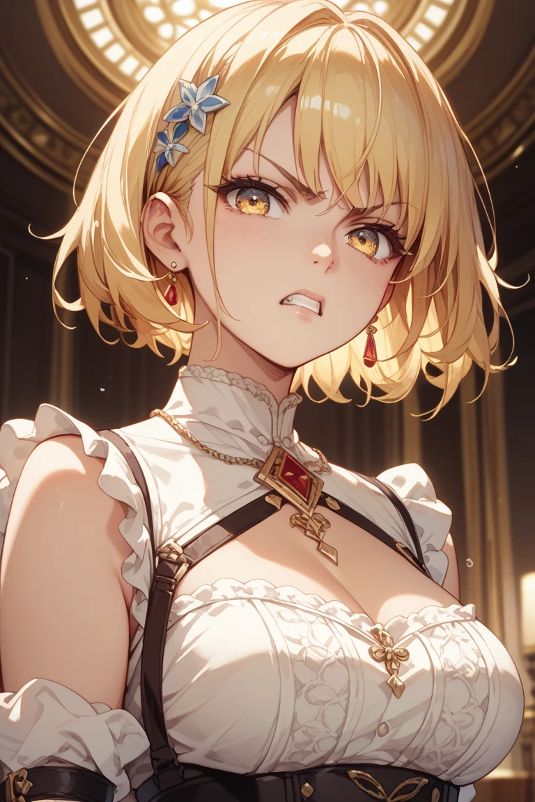 masterpiece, absurdres, best quality, ultra detailed, high Resolution, detailed illustration, bright colour, (extremely beautiful detailed face and eyes, Delicate beautiful face, 1 girl, cute face:1.3), (magenta eyes:1.1), sparkling eyes, big eyes, medium breasts, (perky breasts:1.1), (pointy breasts:1.1), medium hips, glamorous body, white skin, BREAK, long bob cut, (blonde hair:0.8), messy hair, detailed hair, shiny hair, BREAK (undressed, steampunk, Lolita Fashion:1.5), (vagina, rape:1.3), perfect lighting, (embarrassed:1.5), (ecstasy, vulgarity:1.5), (trembling:0.8), Whole body, City,