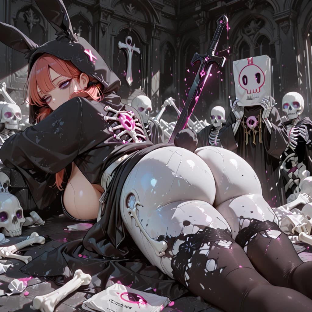 {{{masterpiece}}}, {{{best quality}}}, {{ultra-detailed}}, {illustration}, {{an extremely delicate and beautiful}}, {{taller girls}},{{{hime cut}}} score_9, score_8_up, score_7_up, score_6_up,large_breasts,(size difference, short boy, shorter boy),
cum shot,femdom,clothed_female_nude_male,expressionless,spoken heart,maid_headdress,black_dress,wrist_cuffs,puffy_short_sleeves,victorian era dress,frilled_dress,penis,(((rabbit ears, rabbit tail))),high heels,femdom,Ela, ela elite \(Rainbow Six Siege\),ela, ela \(Rainbow Six Siege\
EasyNegativeV2, Expressiveh, smalldombigsub, size difference, corruption, chikaretsu