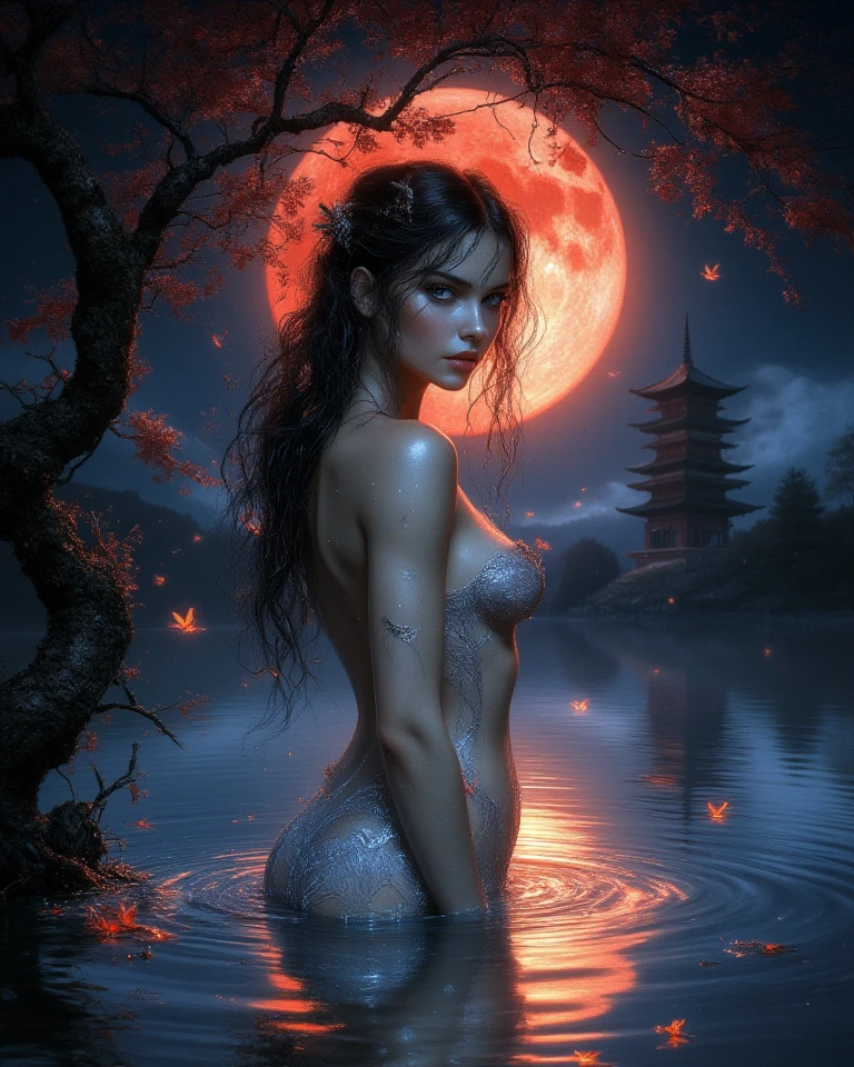 (masterpiece, top quality, best quality, official art, beautiful and aesthetic:1.2), (1girl), extreme detailed,(fractal art:1.3),colorful,highest detailed, (masterpiece, top quality, best quality, official art, beautiful and aesthetic:1.2), (1girl), extreme detailed,(fractal art:1.3),colorful,highest detailed,full body,（tmasterpiece，top Quority，best qualtiy，offcial art，Beauty and aesthetics：1.2），（1girl），Extremely detailed，（s fractal art：1.1），ancient wind，extremely colorful，Most detailed,(masterpiece), best quality, expressive eyes, perfect face,{(1 woman showing vagina, wet pussy, vaginal, beautiful girl slight smile, flirty smile)}, perfect caucasian face,(masterpiece), best quality, expressive eyes, perfect face,((masterpiece)),((best quality)),((HD)),((extremely detailed)),((cinematic lighting)),((detailed)),((perfect face)), expressive eyes, dark skin,((tribal teen)),(beautiful nose),(earrings),(black choker),(long black hair),(blunt bangs),(black eyes),(sharp eyes),(thick eyelashes) ,((completely nude)), ((nipples)),(cute bottom lip), (jungle background),(tribal body tattoos), full body,girl seen from below, wet skin, tattoo mandala and flowers, interior of ancient temple flooded with water, night light, interior of ancient temple flooded with water, tattoos of mandala and flowers on bare skin, girl sitting on pedestal showing vagina, girl sitting on wall with thighs apart showing the vagina, illuminated face, radiant face with areola, feet submerged in transparent water,floating antique clock, lamp, lantern, night sky with storm, full moon, extremely soft and fluid paint, 3D liquid paint, 3D fractals,splash effect, sea, fluid, 3D fractals, dreamy glow, oil painting with strong strokes, dripping paint, night sky with storm, floating antique clock, lamp, lantern, nfsw, Caucasian girl, detailed background, detailed face , realistic face, overexposure, {{hyperrealistic}}, full body, love, devotion, beautiful lighting, warm lighting, cinematic shot, depth of field