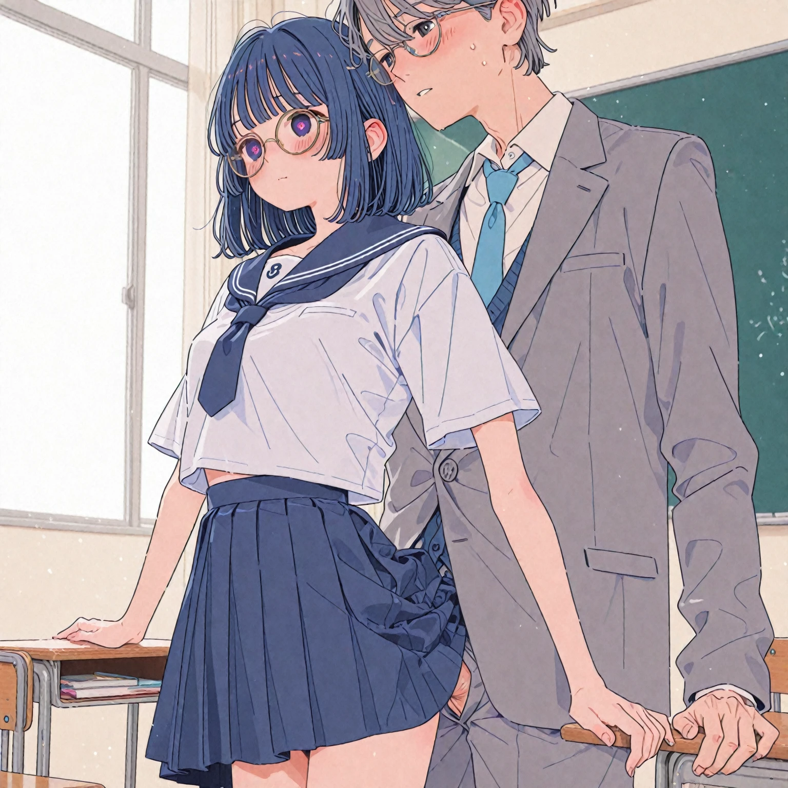 score_9, score_8_up,score_7_up, masterpiece, best quality, 1girl,tween,(business suit),glasses,breasts,
(office:1.3), best quality,
hetero, sex, doggystyle, sex from behind, motion lines, bouncing breasts, torn crotch, rape, tears, cry, saliva, sweat, blush, ass ripple, nude male,illegal penis, cum splash, female ,pussy juice, cum on inner thighs, complex cum trails,shiny skin,(ahegao),