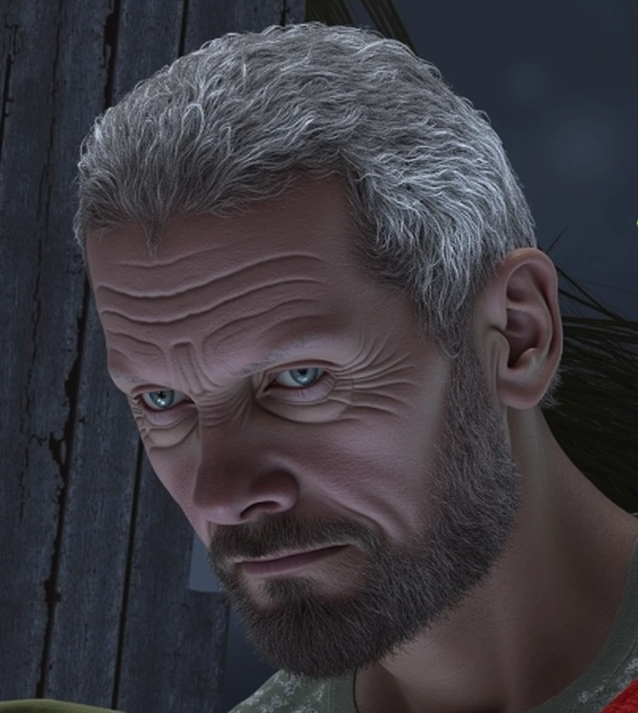 (photorealism:1.2), naked man, no underwear, no coverings at all, completely nude, exposed balls and scrotum, exposed big penis, full frontal, cute, chubby, middle-aged, naked, white hair, man, nude, standing, holding his penis, urinating outdoors, extreme look of pleasure on his face, soft lighting, relaxed happy pose, realistic, intricate details, warm colors,