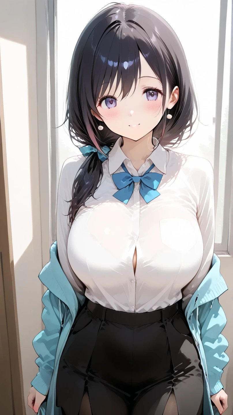 Sex、bitch、half undress、show off nipple、full body、 (school uniforms:1.3), (white
solid-color clothes around
waist:1.5), (knot on waist:1.3), (white collared-shirt:1.4), ((white collar, unbutton, short sleeve):1.2), (light blue plaid-pattern pleated-skirt:1.3), ((necklace, colorful bracelet, X hair ornament):1.2),
ultra-detailed、(8k, RAW photo, best quality, masterpiece:1.2), (extremely detailed 8k wallpaper),illustration、professional lighting,sharp focus, depth of field、
Nsfw、 clear eyes、perfect anatomia、girl with、12year old、a smile、(cleavage cutout:1.3),huge tit、(makeup:1.1)、a bed、(white panty:1.4)、A dark-haired、gals、spread legs, legs up、Fully exposed