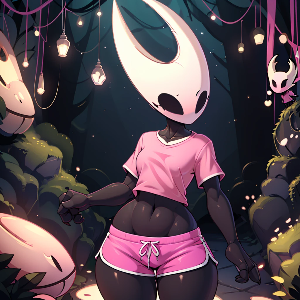 hornet, cute, chibi, no feet, furry girl, abs, slim,anthro, thread, solo, bare feet, skinny legs, tall, sits, red tango panties,red straps all over the body,Red lace bra, high, (best quality), (detailed dark cave background:1.2), flat colors, big breasts, no nipples, no vagina, sexy body, (blushes 1.5), underboob, slightly bulging through the panties, skinny legs, orgasm, hands caressing breasts.