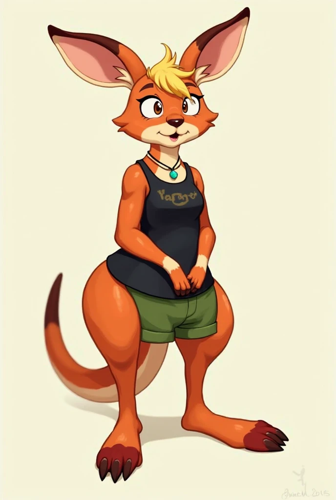 Little skinny female squirrel with super muscular legs with nice big thighs and cream brown fur and cute purple eyes and she is wearing a short green shirt and full body green panties and she is 13 years old.